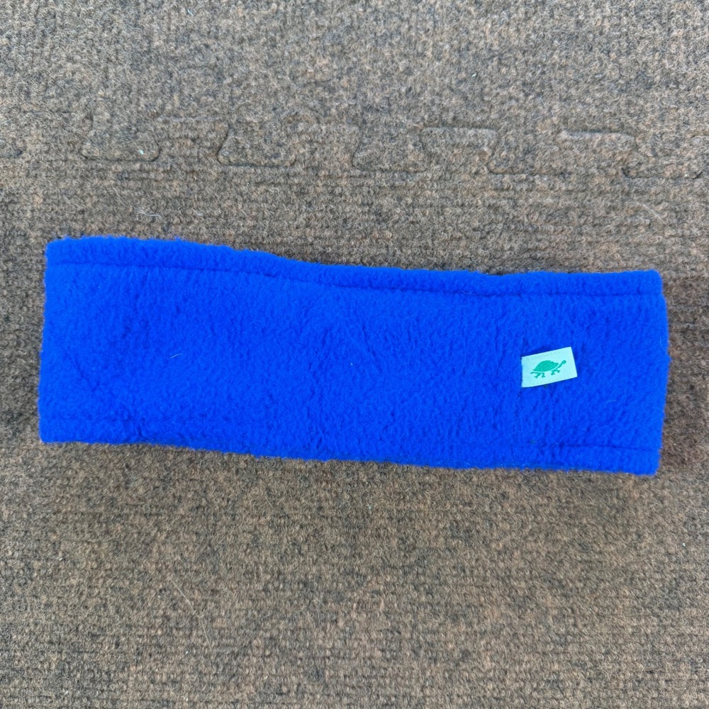 A+ Turtle Fur Fleece Headband Royal Blue Ear Warmer Made in USA Winter Sport